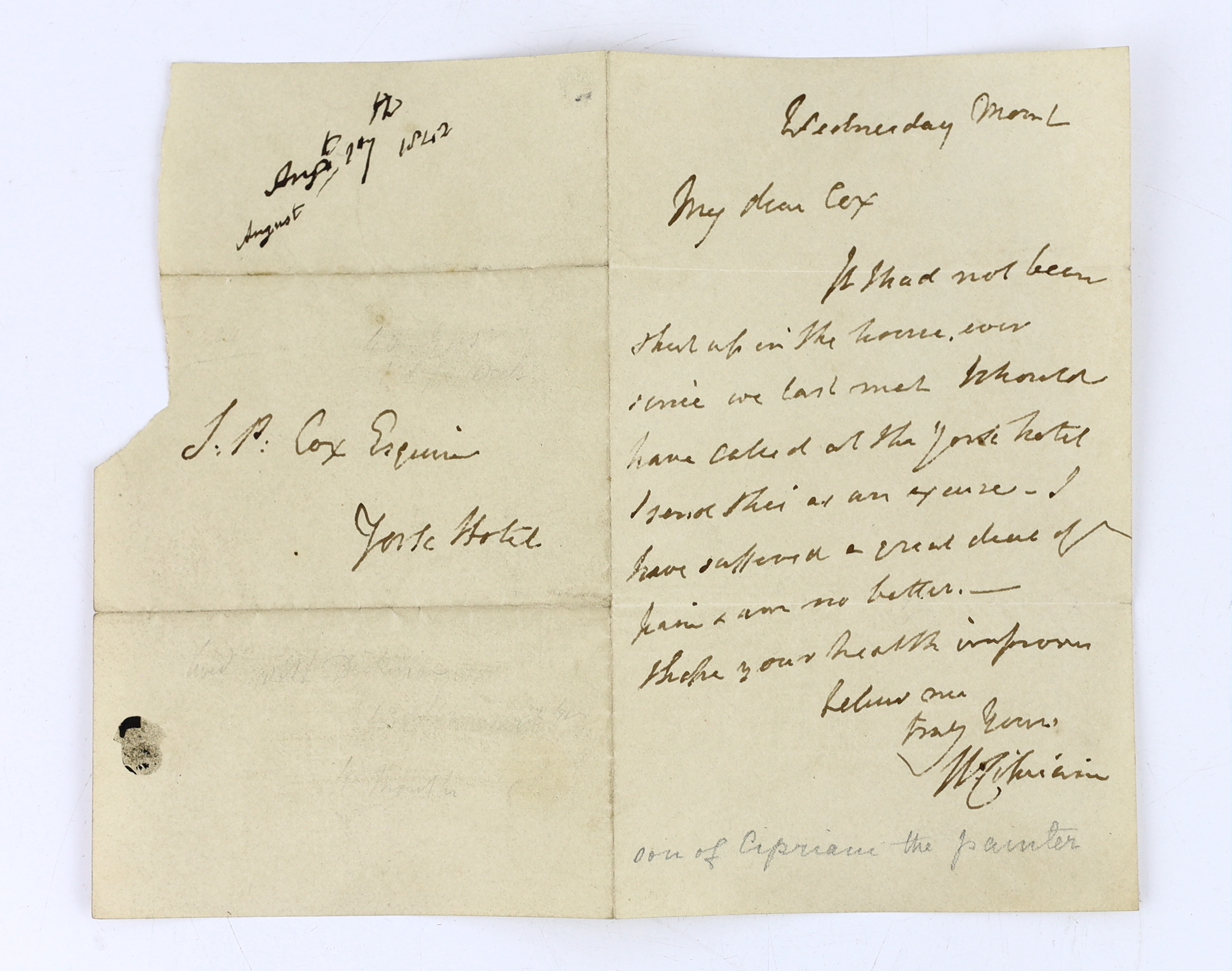 The Cox family of Farningham in Kent, 1726-1865, i. Letters of administration (Prerogative Court of Canterbury) of the estate of Mary Cox of Eynsford in Kent, widow, granted to her son Henry Cox; 6 Dec 1726